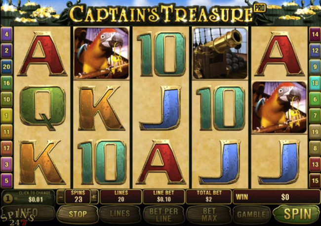 Captains Treasure Pro screenshot